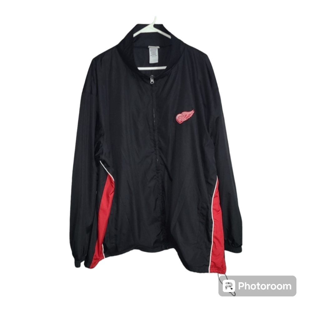 NHL Detroit Red Wings‎ Hockey lightweight spring jacket windbreak coat XL